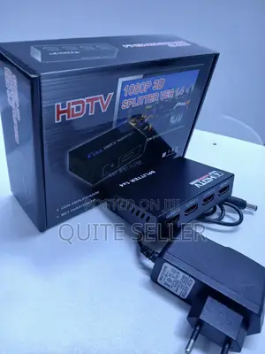 1x4 Splitter Both Video And Audio Signals Splitter