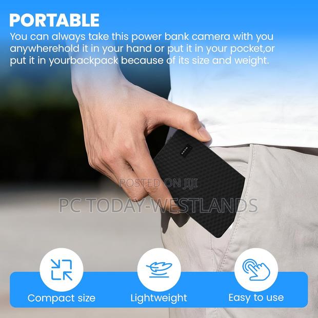 Hidden Camera Portable Charger Full Hd Cameras Motion Detection - thumbnail 3