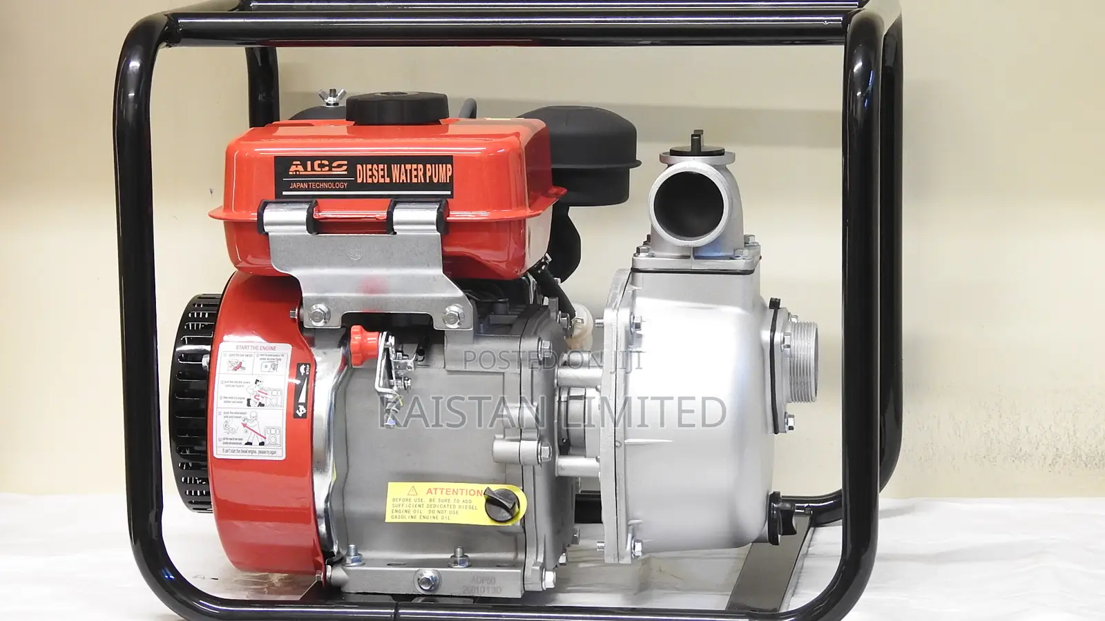Portable 2 Inch Diesel Water Pump Aico 8hp Water Pump