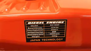 Portable 2 Inch Diesel Water Pump Aico 8hp Water Pump