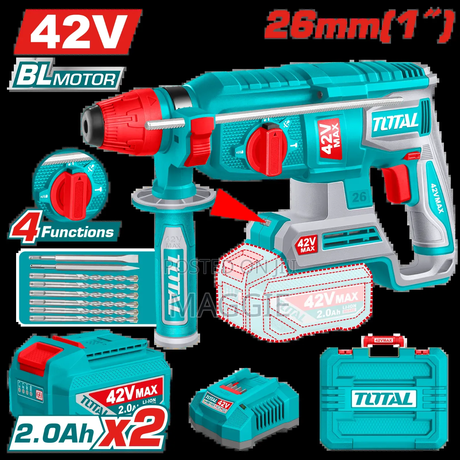 Available Cordless Rotary Hammer
