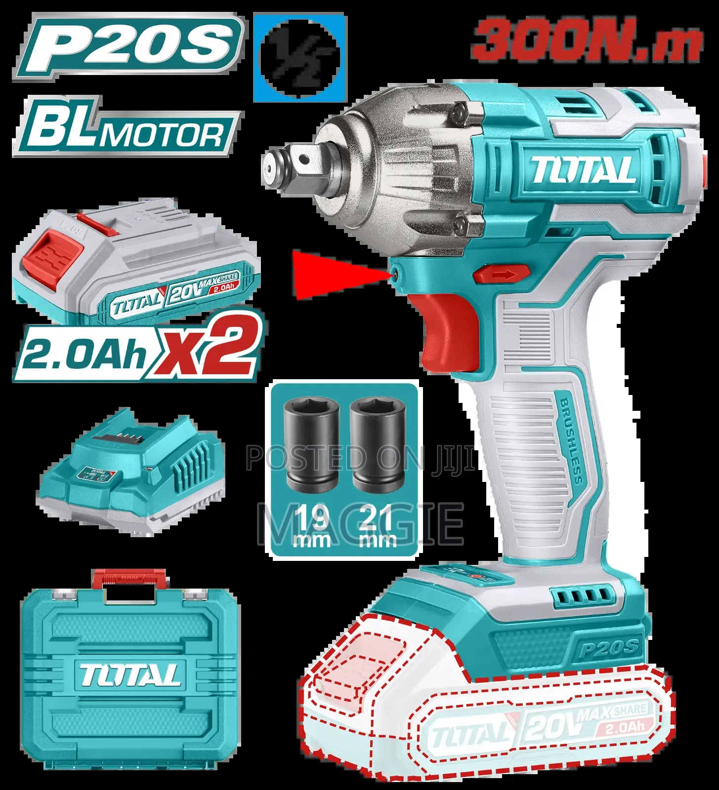 Wrench Impact Lithium Ion