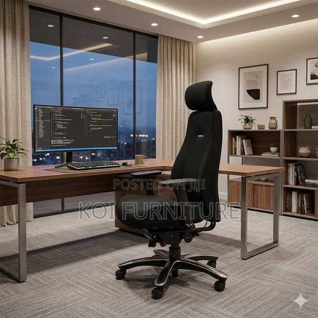Office Chairs; Executive Orthopedic Office Chair With Dual Backrest - thumbnail 5