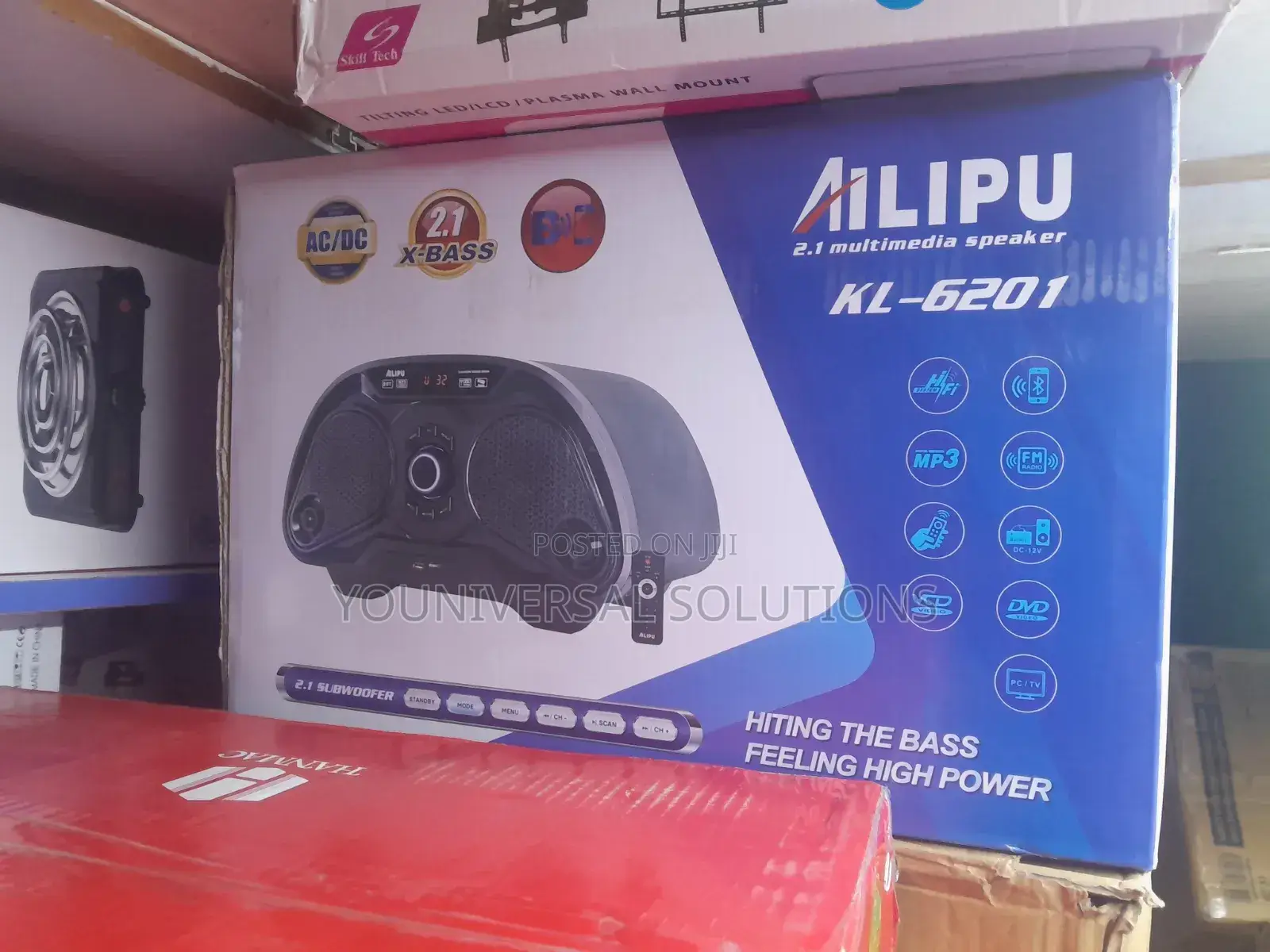 2.1 Ailipu 6201 Bombox With Inbuiltspeaker Homethearte Speaker System