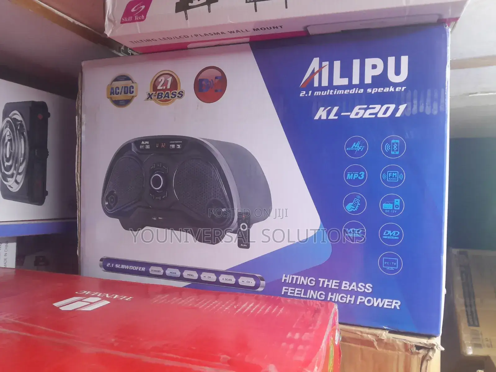 2.1 Ailipu 6201 Bombox With Inbuiltspeaker Homethearte Speaker System