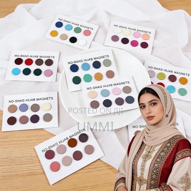 Premium No-Snag Hijab Magnets - Pinless Scarf Clips - thumbnail 2