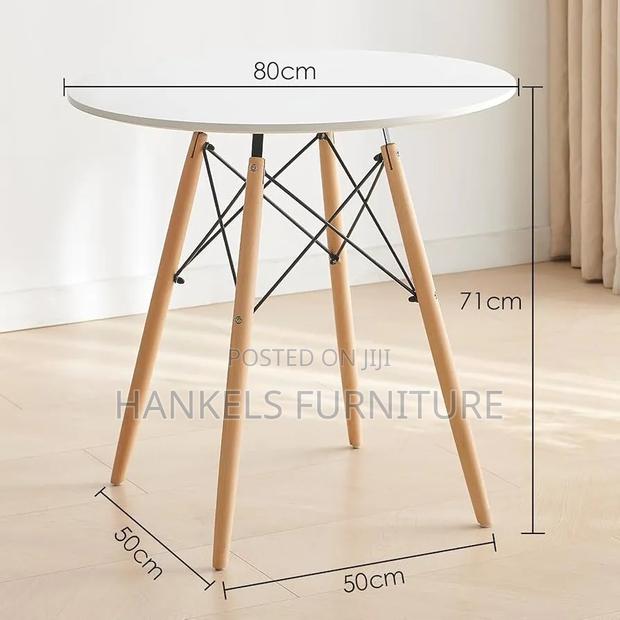 Modern Round Dining Table – Contemporary Table for Family Dining