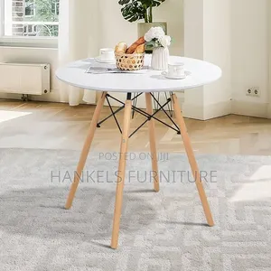 Round White Dining Table – Premium Table for Modern Interiors