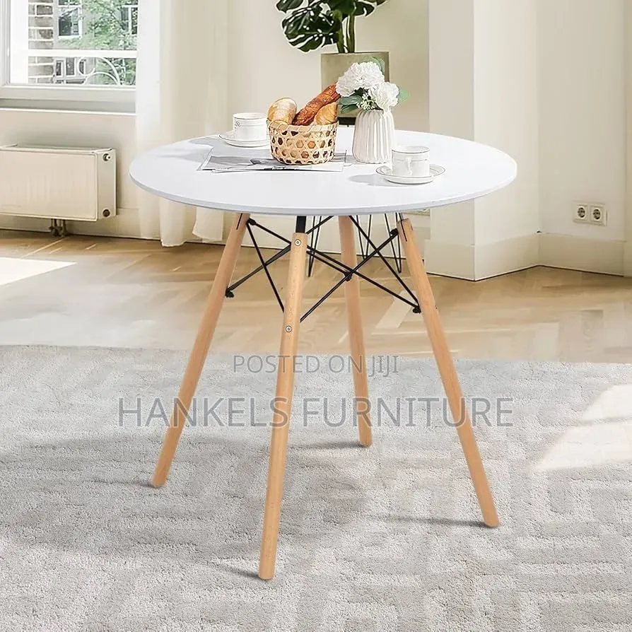 Round White Dining Table – Premium Table for Modern Interiors