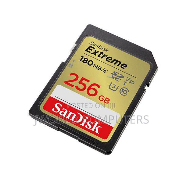 Sandisk Extreme SDHC and SDXC Uhs-I Card Up to 180mb/S - 256gb