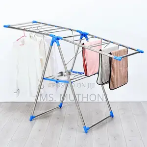 Foldable/ Big Size Portable Stainless Steel Cloth Drying Rack*