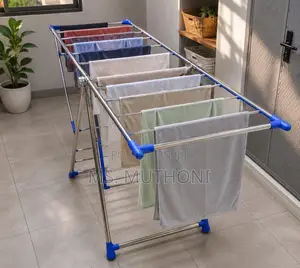 Foldable/ Big Size Portable Stainless Steel Cloth Drying Rack*