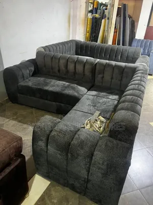 Black L Shaped Sofa