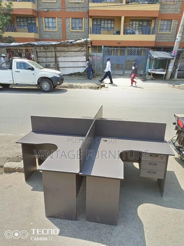 L-Shaped Office Desk,Four Way Workstation,