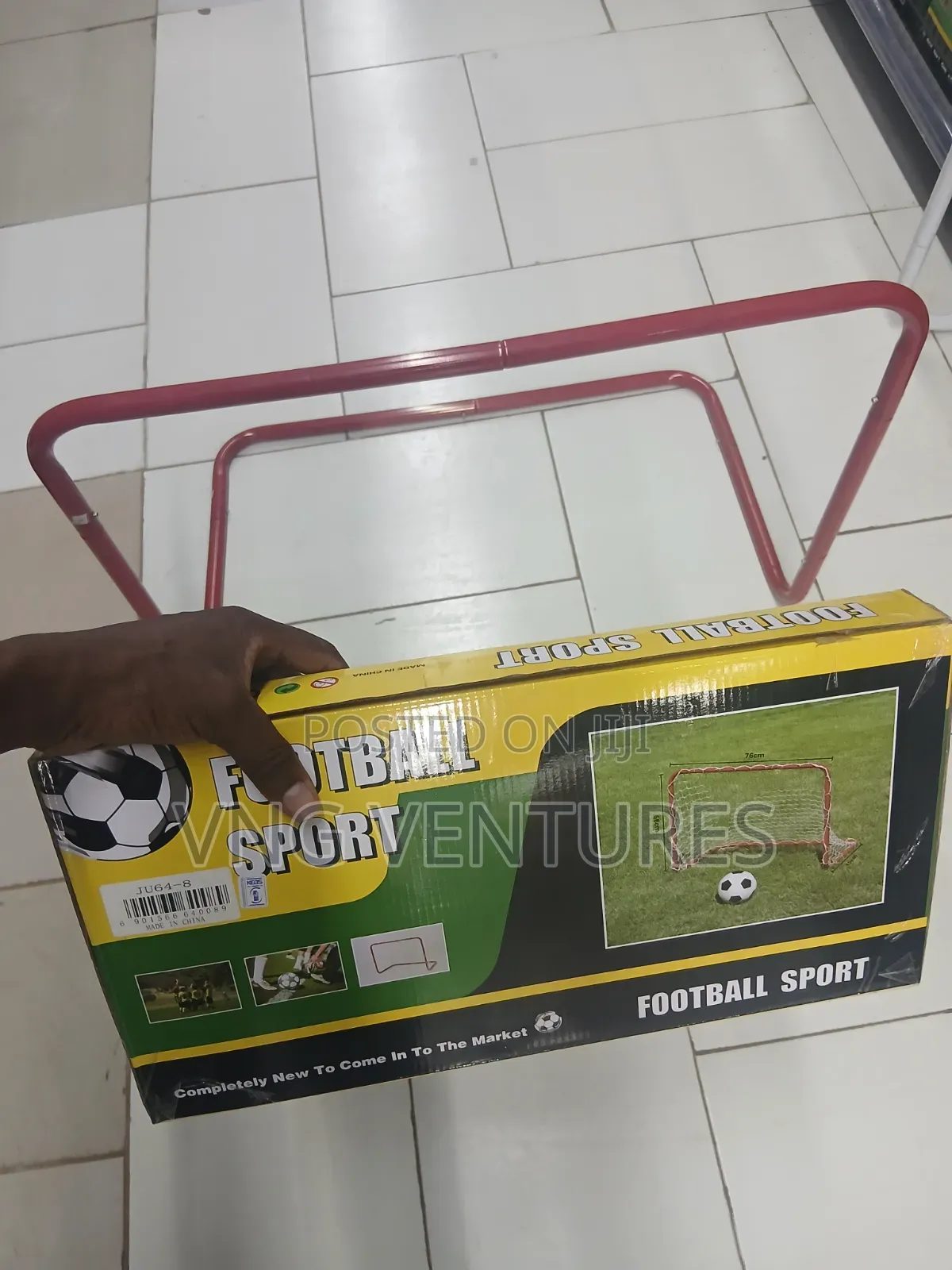 Metallic Mini-Goal Post