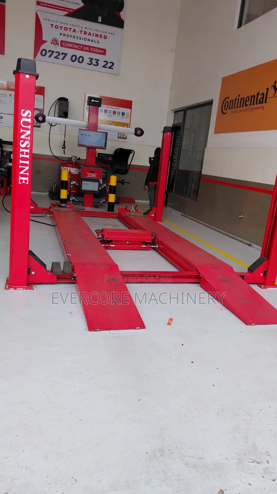 Heavy Duty 3d Wheel Alignment Machine With 4 Post Lift.