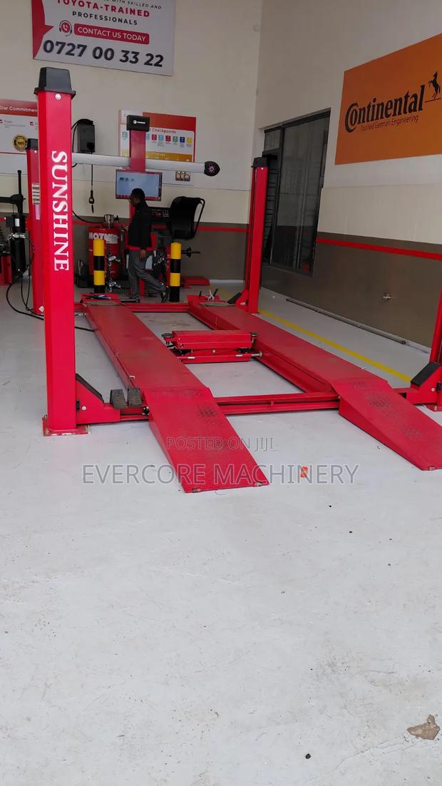 Heavy Duty 3d Wheel Alignment Machine With 4 Post Lift. - thumbnail 2
