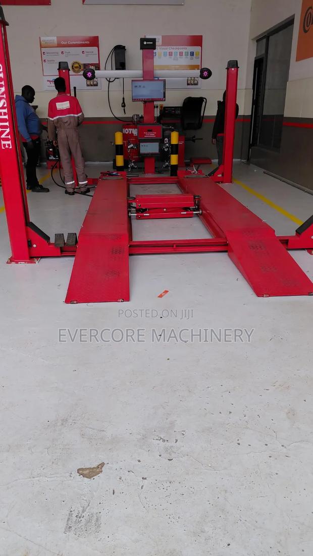 Heavy Duty 3d Wheel Alignment Machine With 4 Post Lift. - thumbnail 3