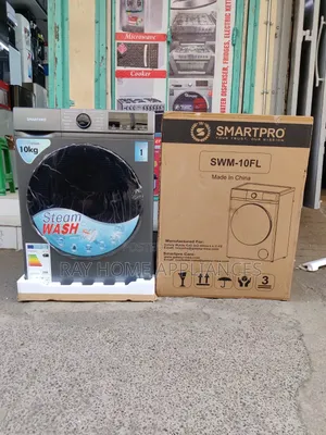 Smartpro Washing Machine Frontload 10kg Steam Wash