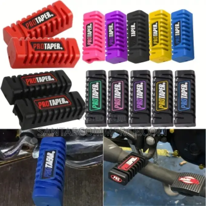 Universal Rubber Front Motorcycle Footrest.