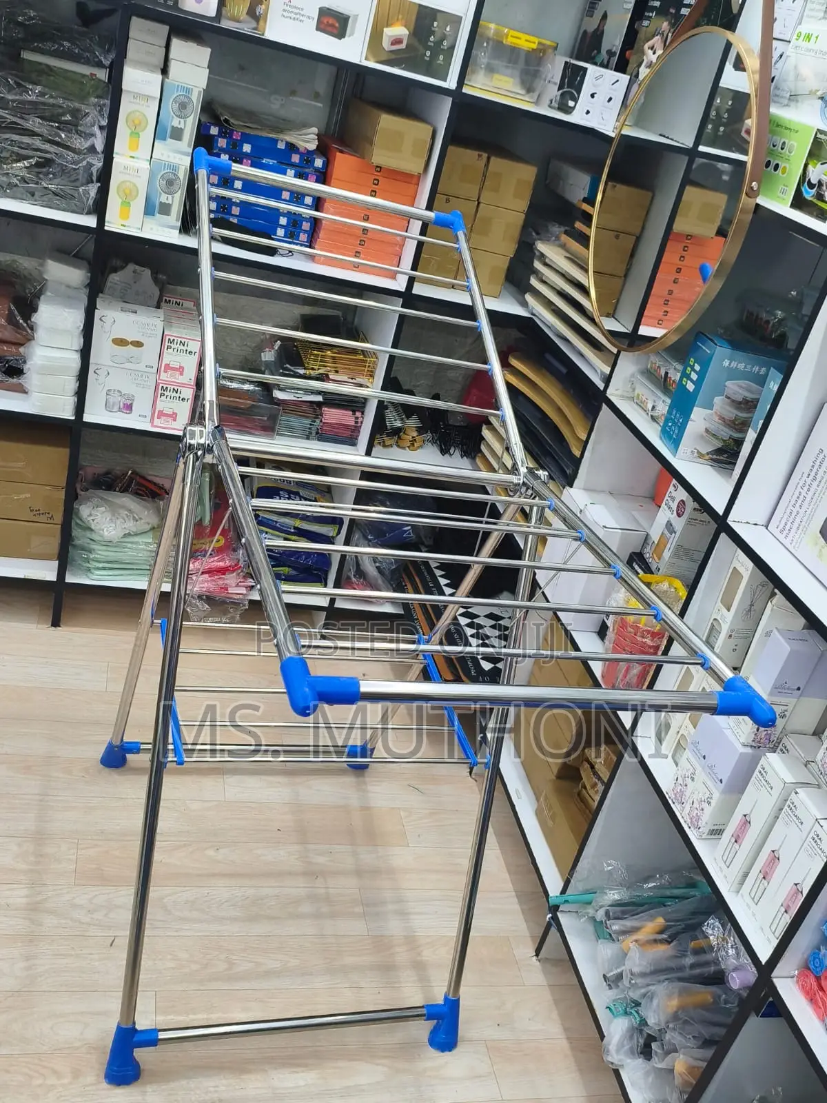 Adjustable Strong Portable Stainless Steel Cloth Drying Rack