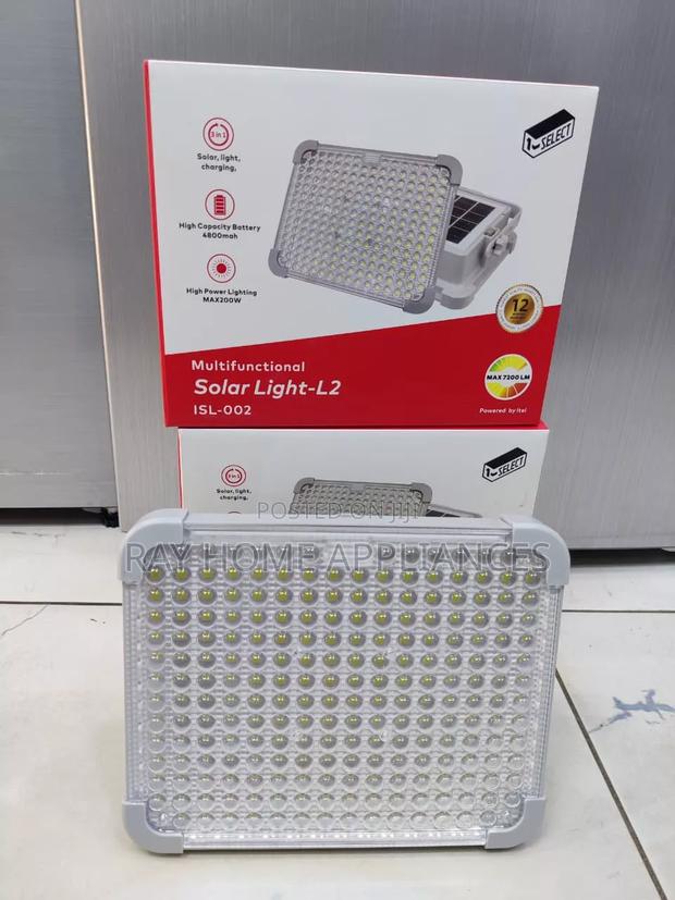Itel Solar Floodlight 200w With 10w Solar Isl002