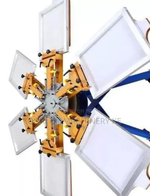 4color 4station Screen Printing Machine