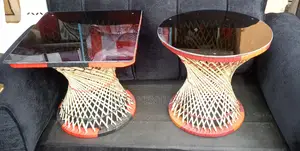 Bamboo Glass Coffee Table