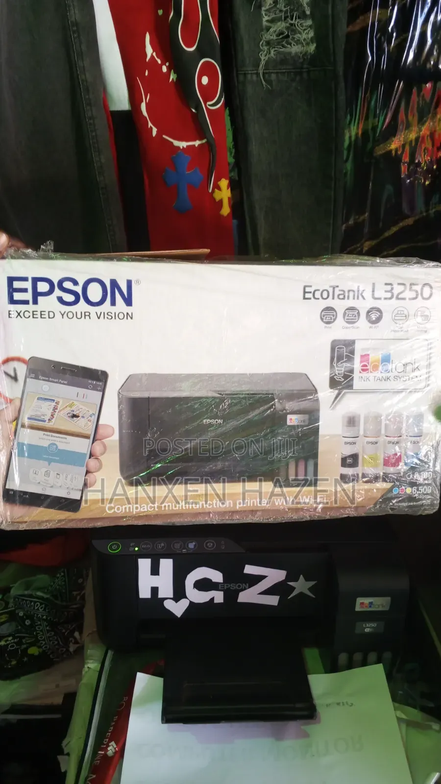 New Epson L3250 a Working Performing Printer With Wifi Connection.