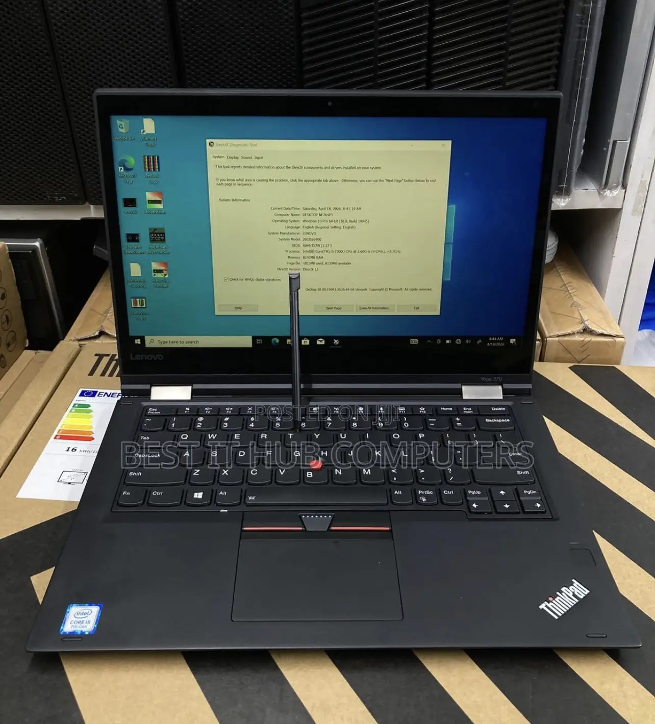 Laptop Lenovo ThinkPad Yoga 370 8GB Intel Core i5 SSD 256GB