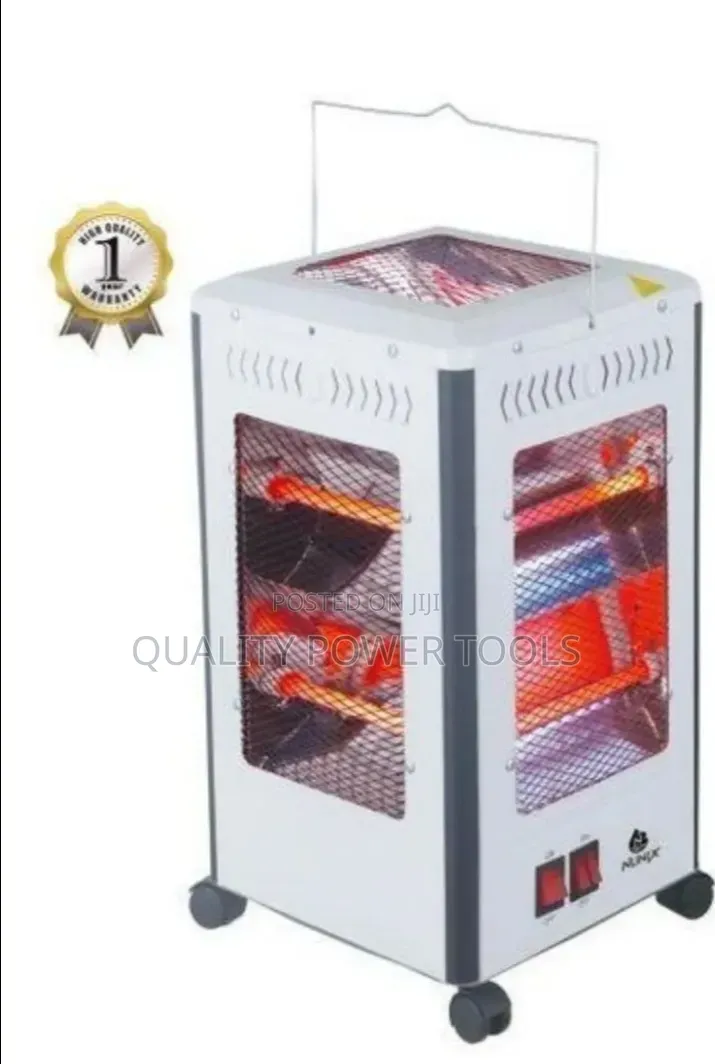 Nunix Hq-30 5-Sided) Quartz/Halogen Room Heater.