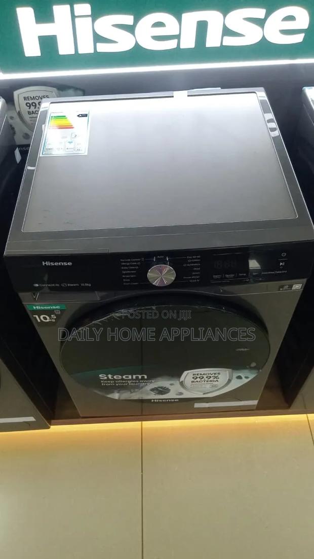 Hisense 10.5kg Wash Spin Fully Automatic Front Load Washing Machine - thumbnail 3