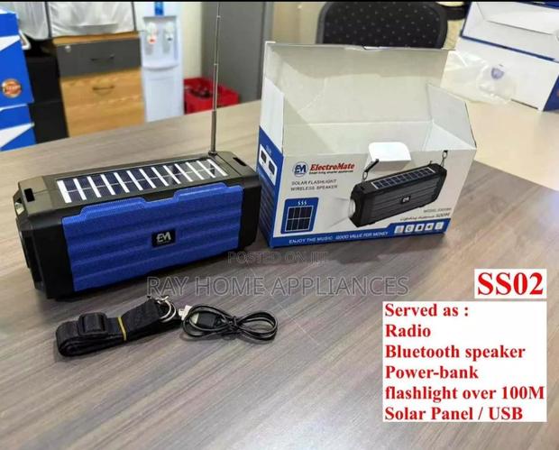 Electromate Solar Flashlight Wireless Robot Speaker