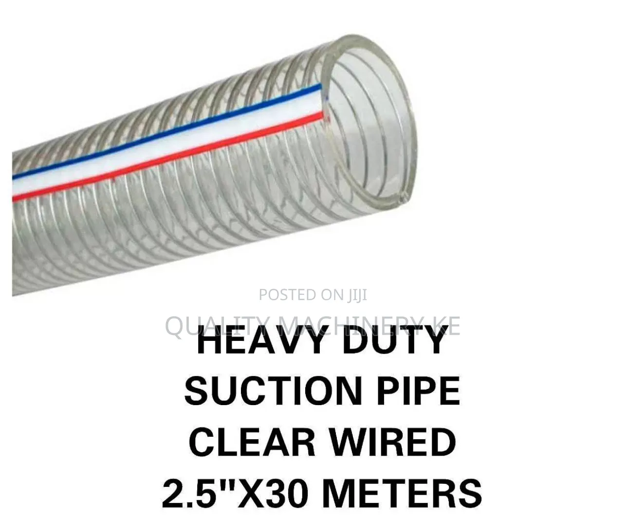Heavy-Duty 2.5" by 30m Suction Pipe