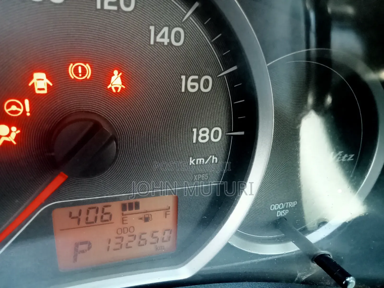 Toyota Vitz 2013 Gray