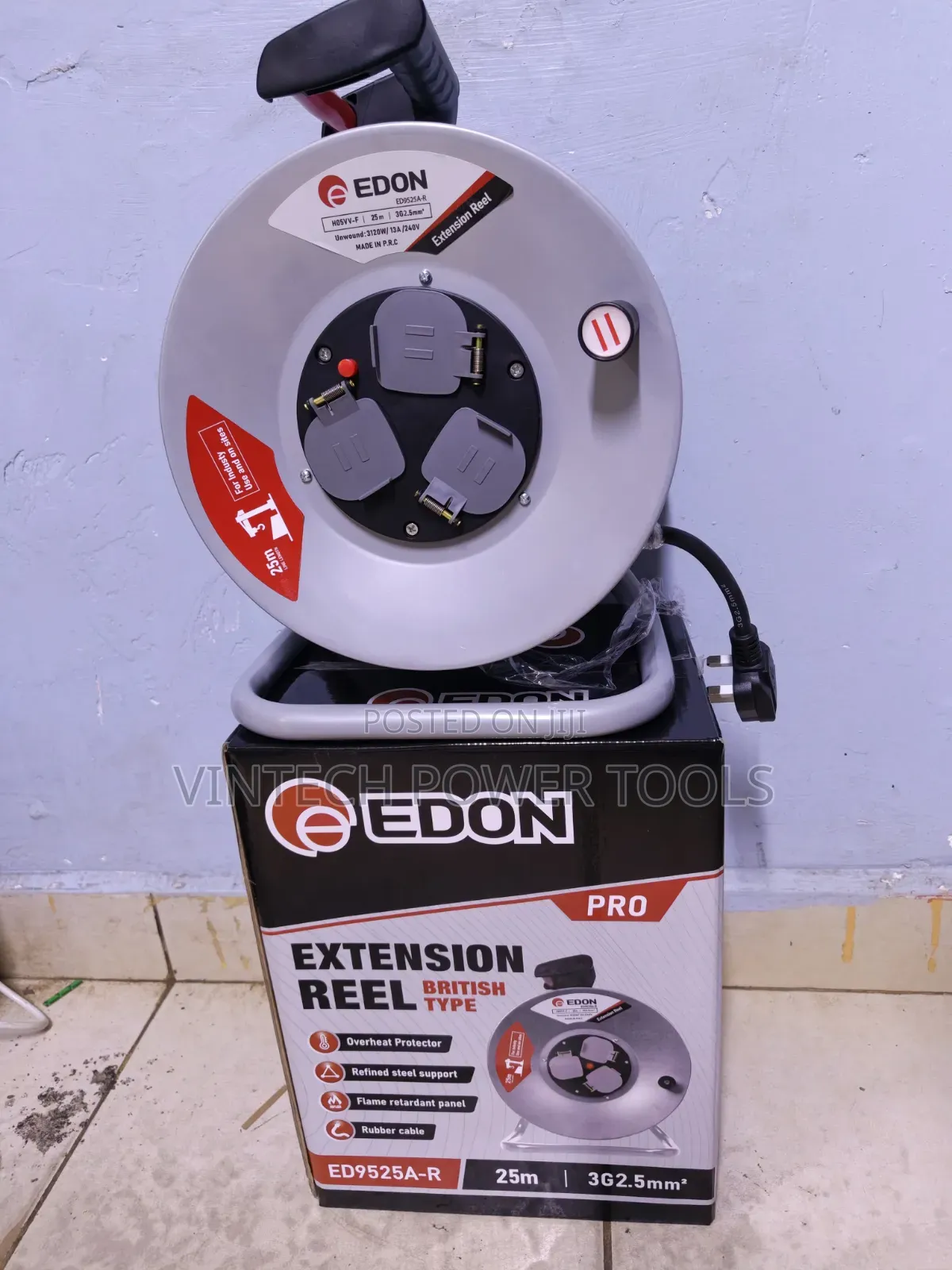 Edon Cable Reel/Extension Cable 25 M