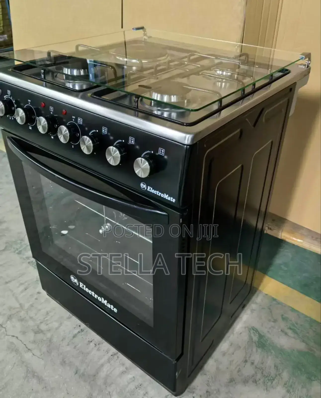 60*60 Electromate 3+1 Cooker With Electric Oven