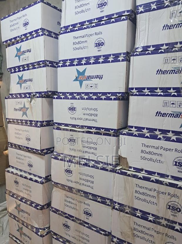 Inkless Thermal Paper Rolls 80mm for Pos Printers - thumbnail 2