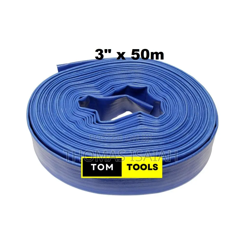 3 Inch X 50m Uncoupled Water Pvc Delivery Hose Pipe
