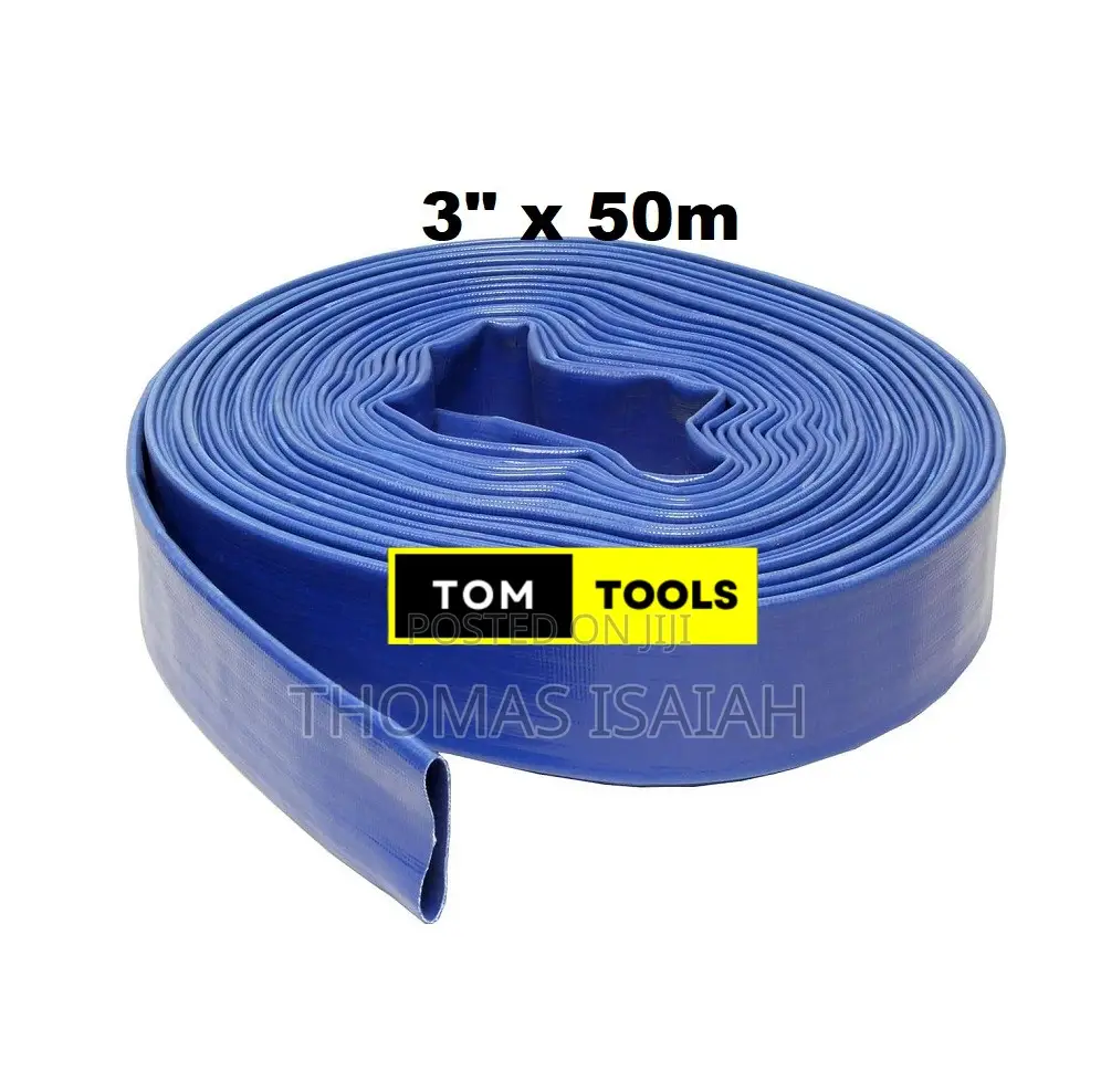 3 Inch X 50m Uncoupled Water Pvc Delivery Hose Pipe