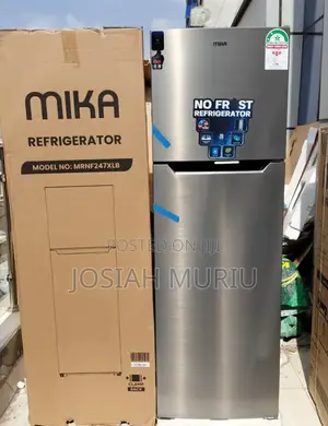 247 Litres Mika Fridge Double Door Refrigerator