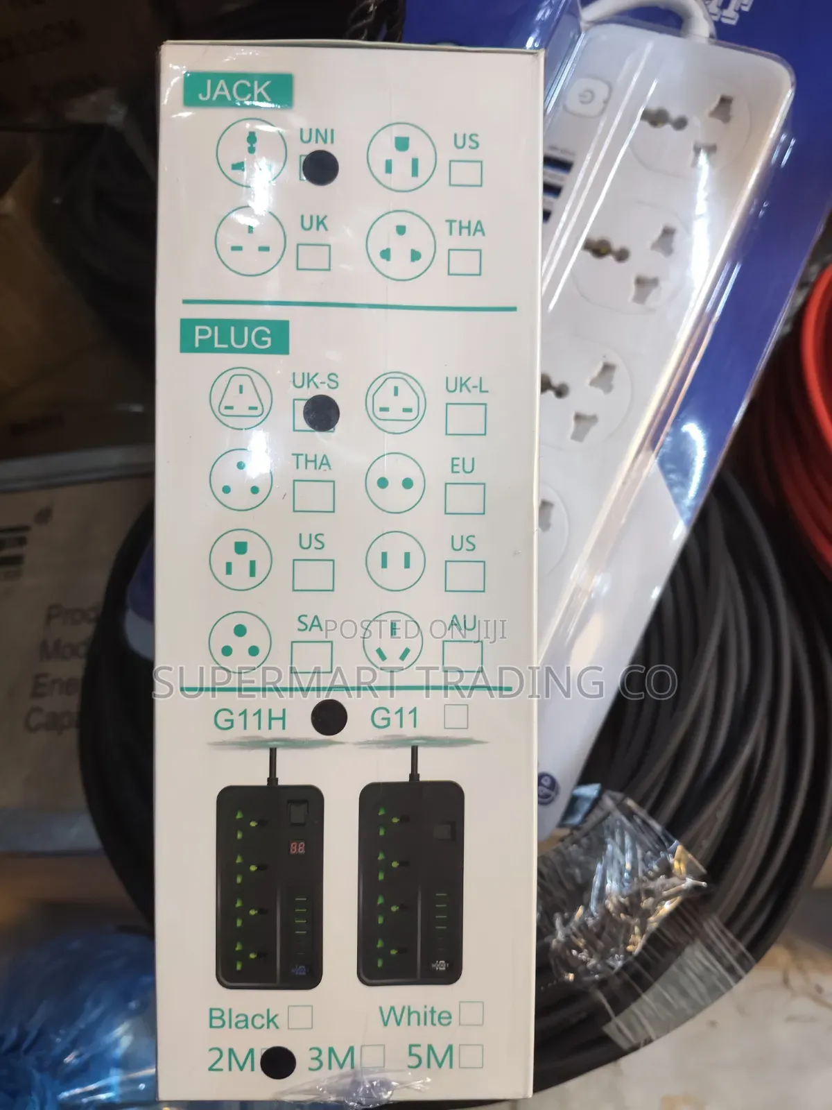 Power Socket 3000wts 4way, USB ,Type C