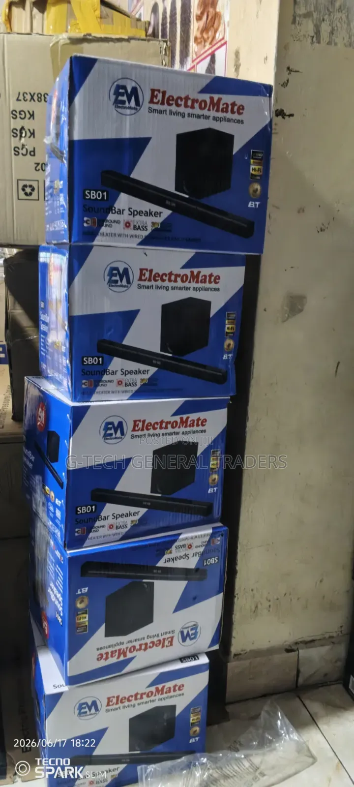 Electromate 2.1 Channnel Soundbar System Sb01