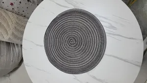 Premium Round Table Mats - Elegant Braided Woven Placemats