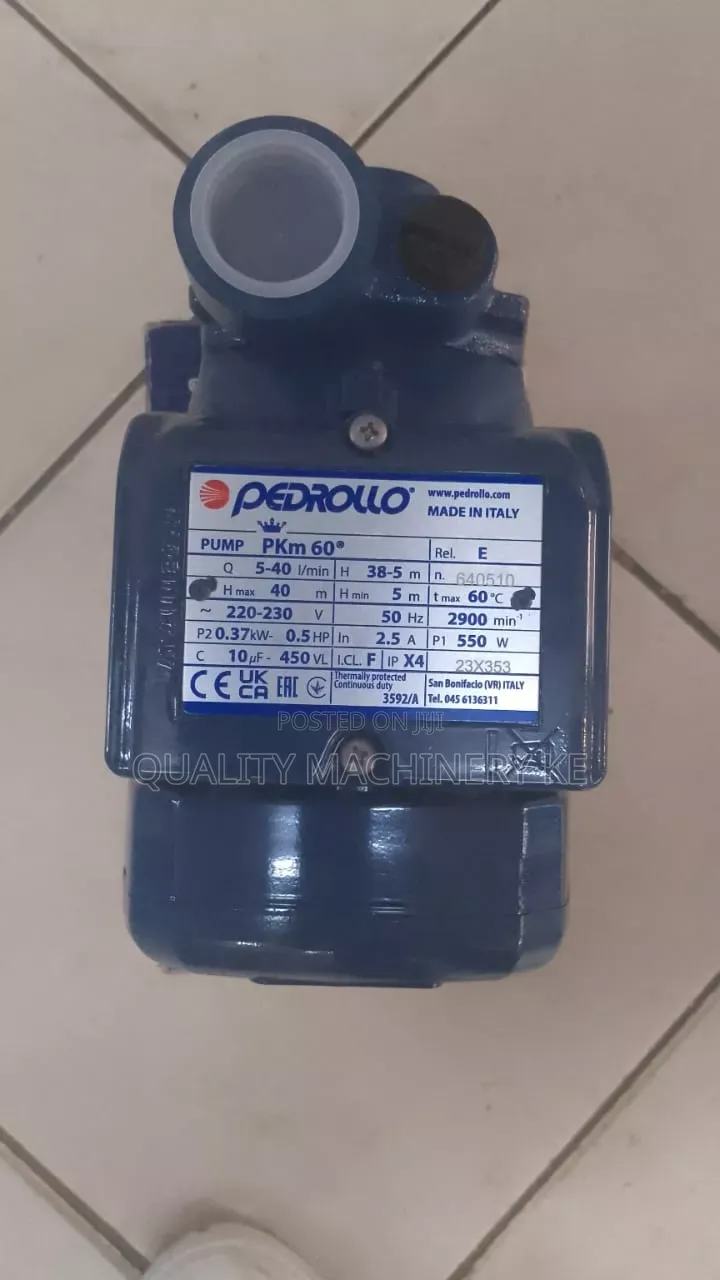 Quality Original Pedrollo Booster Pump Made in Italy 0.5hp