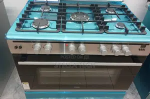 60*90 Haier 5 Gas Standing Cooker With Electric Oven and Wok Burner