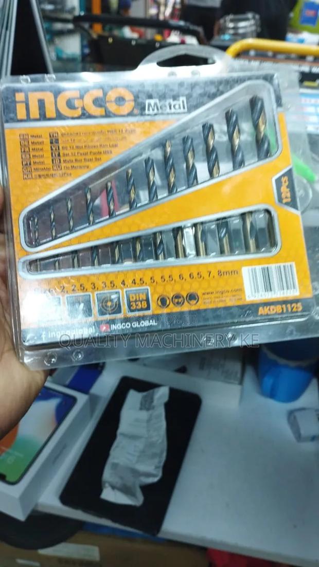 Portable Ingco Drill Bits Set