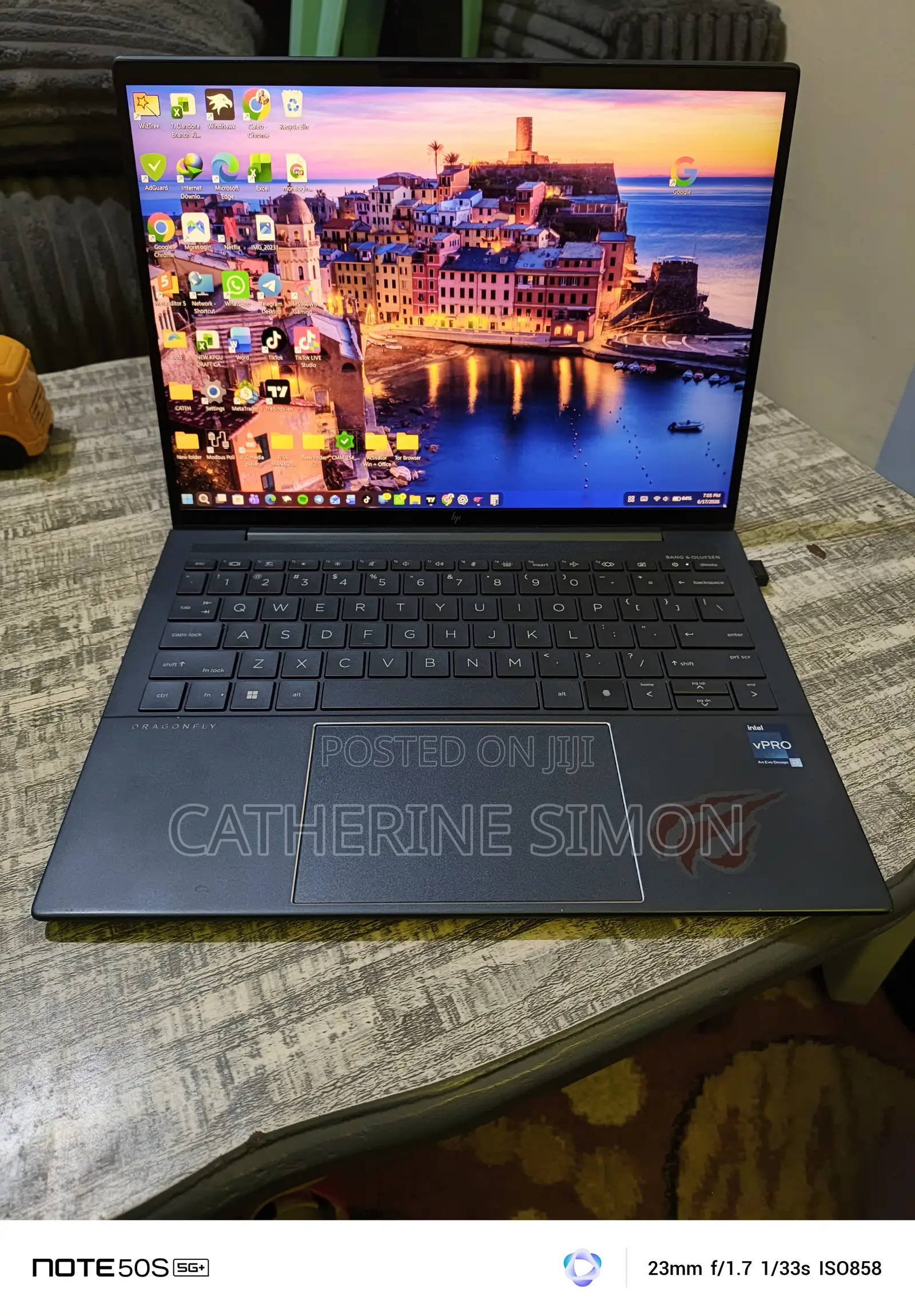 Laptop HP Dragonfly G3 16GB Intel Core i7 SSD 16 GB