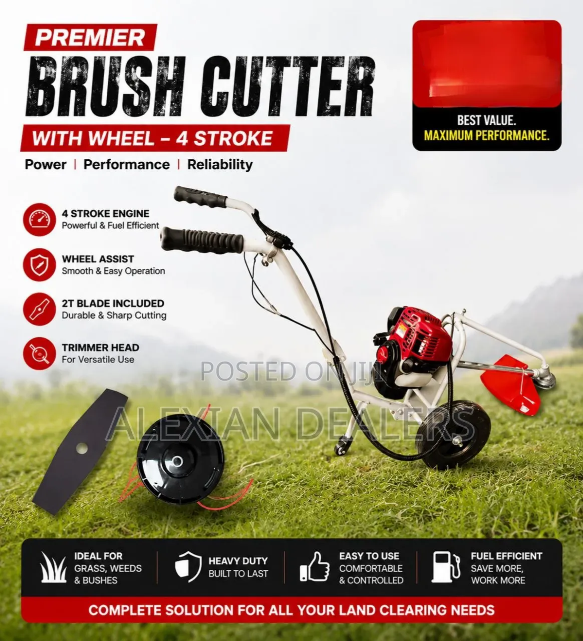 Premier 4 Stroke Brush Cutter