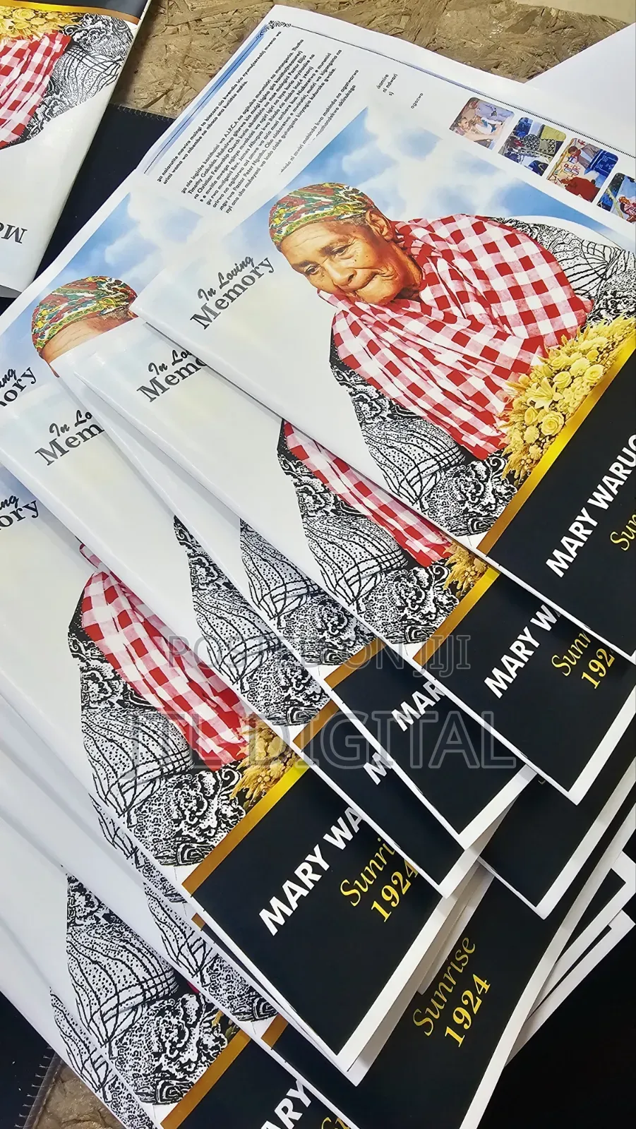 High-Quality Eulogy Printing Kenya